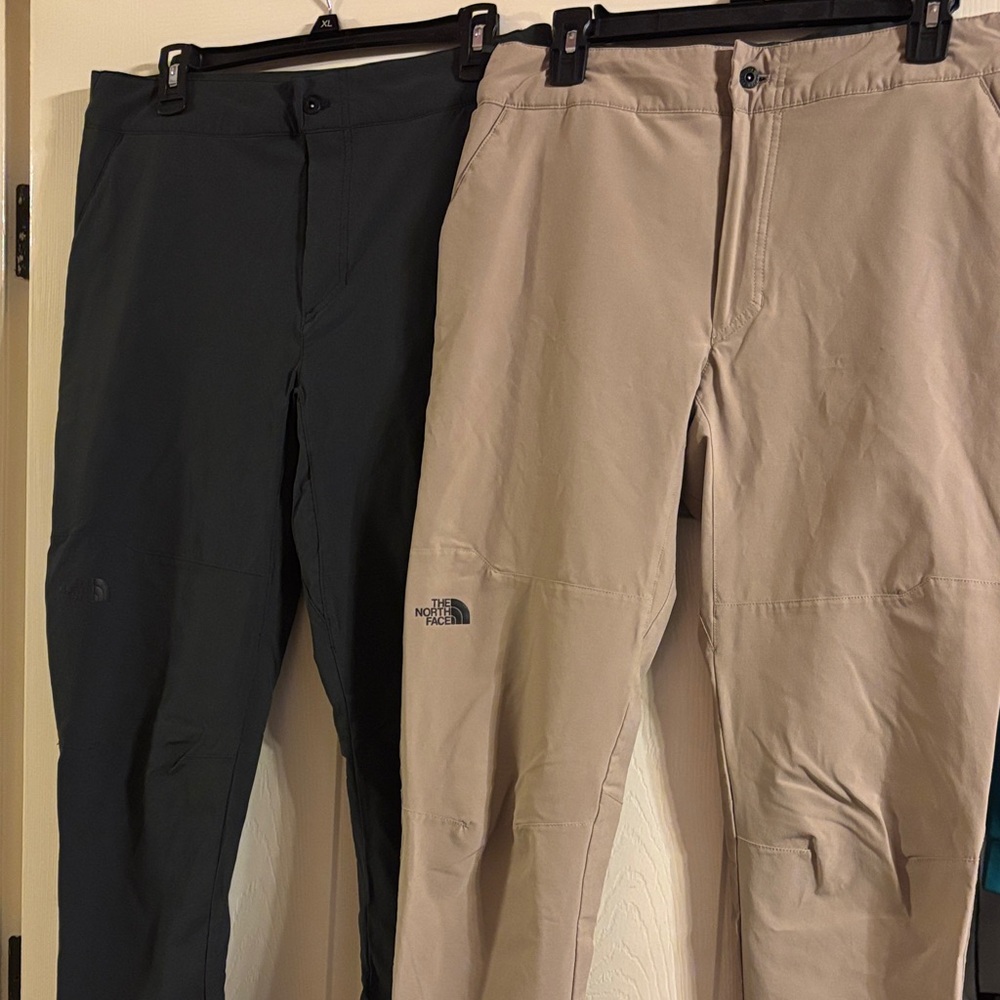 The North Face Men's Pants - Grey and Tan